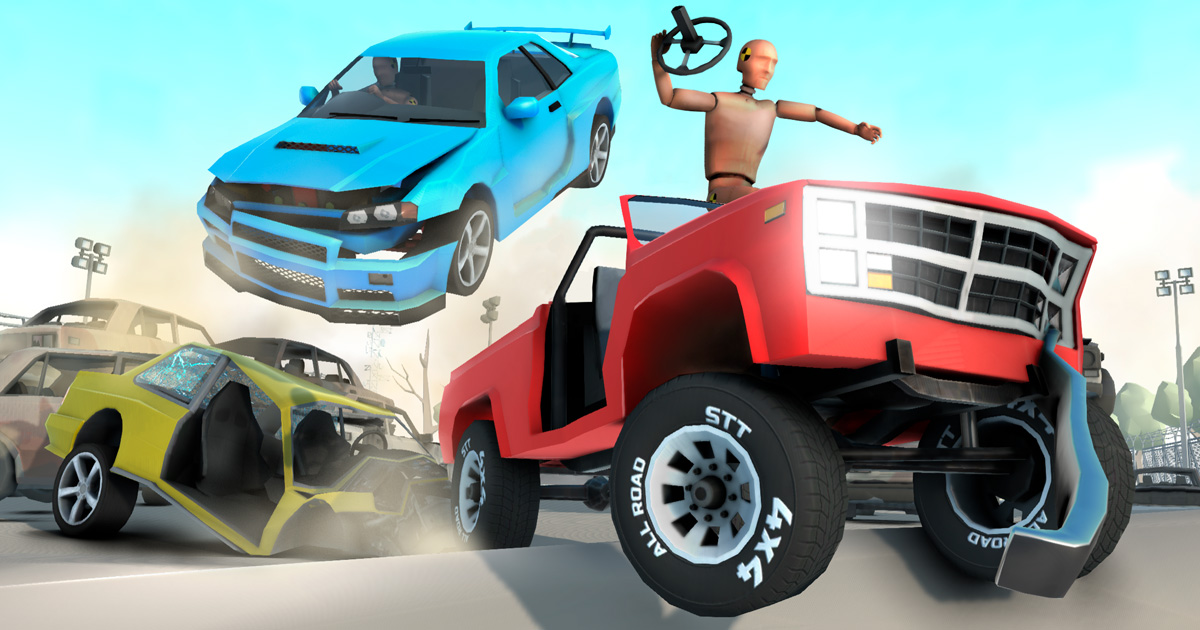 car crash test game apk