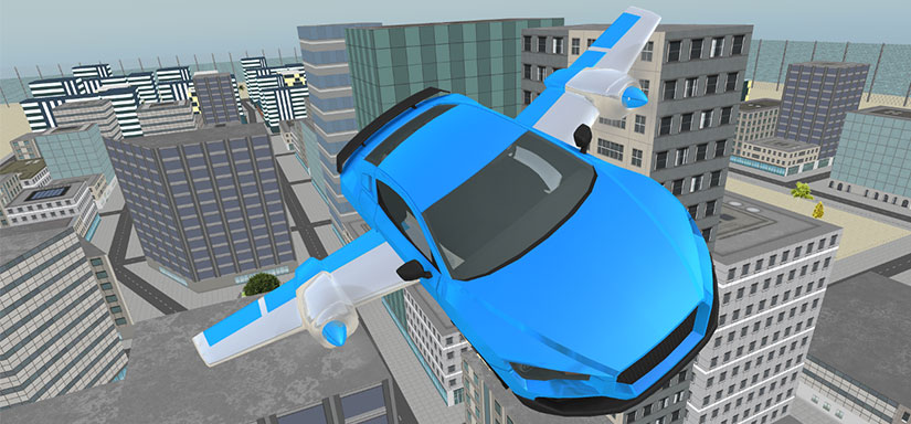 instal Flying Car Racing Simulator