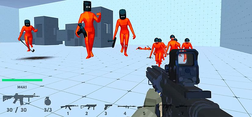 Jogo Funny Shooter: Destroy All Enemies no Jogos 360
